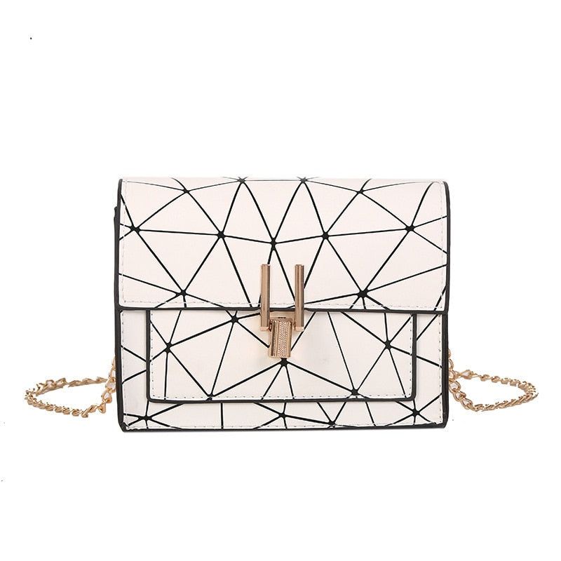 Women Shoulder Bags summer new Korean version of the Messenger bag handbag chain wild crack printing wild shoulder bag