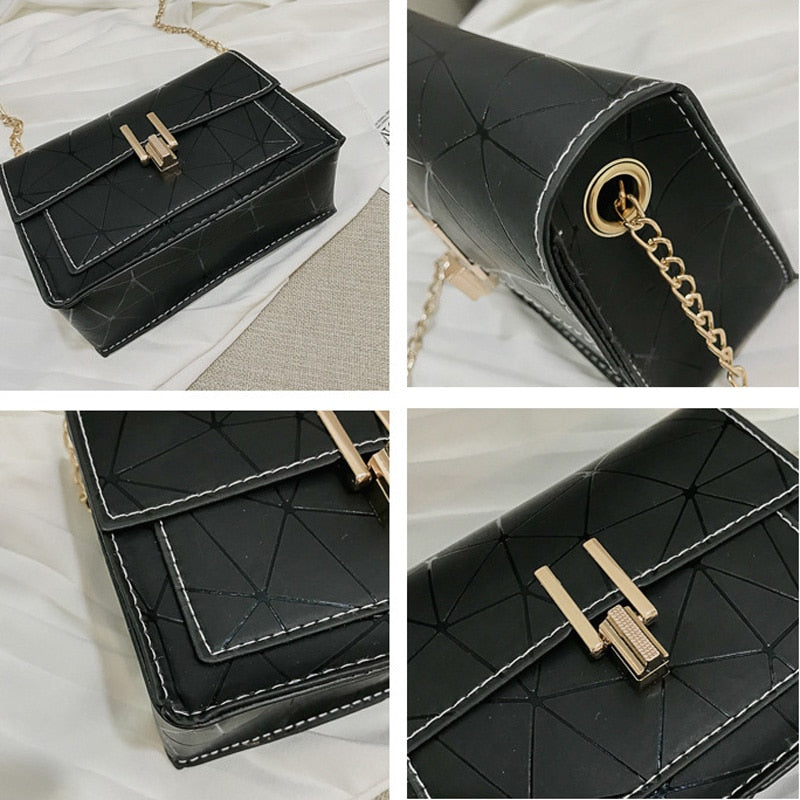 Women Shoulder Bags summer new Korean version of the Messenger bag handbag chain wild crack printing wild shoulder bag