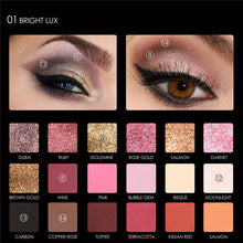 Load image into Gallery viewer, FOCALLURE 18 Colors Palette Shimmer Matte Pigment Eye Shadow Cosmetics Mineral Nude Glitter Eye Makeup Beauty
