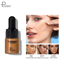 Load image into Gallery viewer, Professional Full Coverage Liquid Foundation Face Base Makeup Natural Color Concealer Whitening Lasting Primer Makeup
