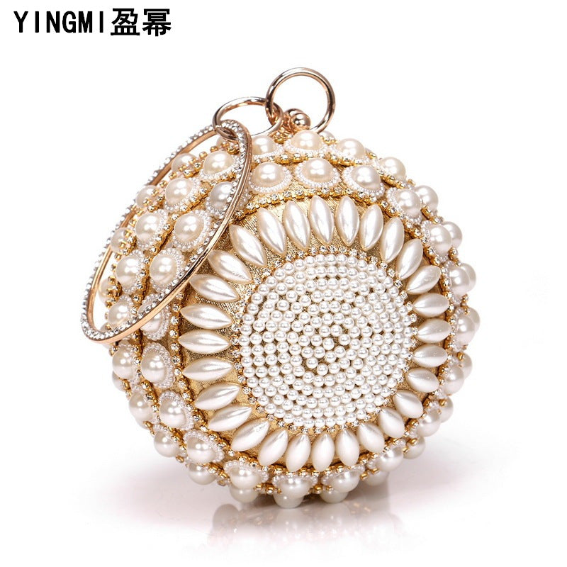 New Dinner Bags European and American Banquet Clutches Evening Metal Bags Women's Bags