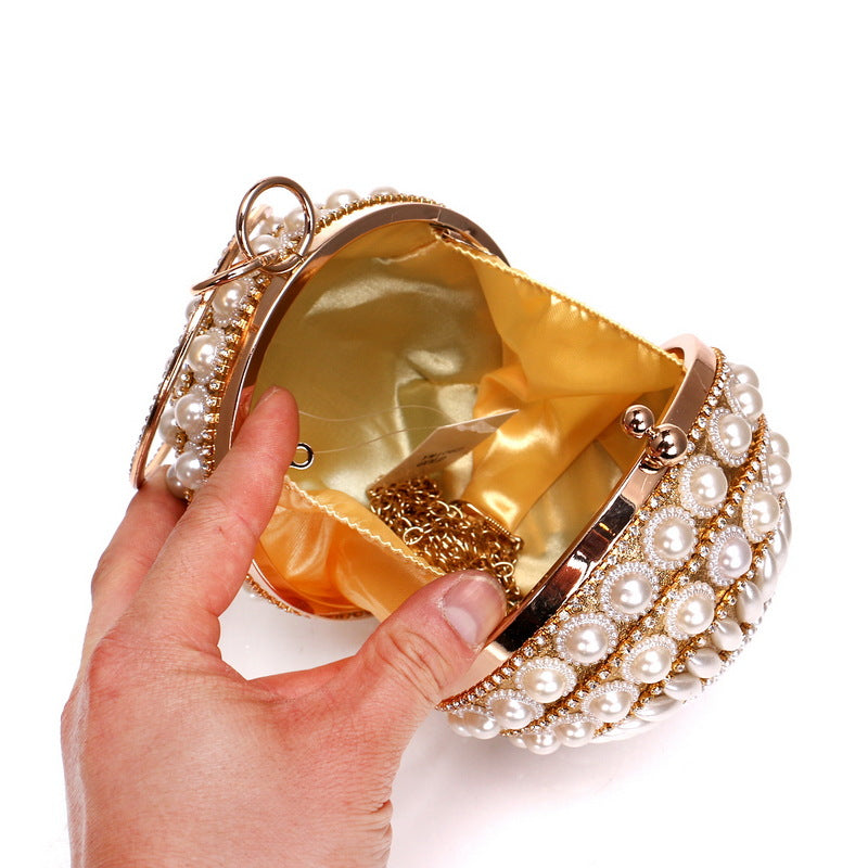 New Dinner Bags European and American Banquet Clutches Evening Metal Bags Women's Bags