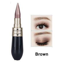 Load image into Gallery viewer, Creative Double-end Eyeshadow Black Eyeliner Pencil Waterproof 6 Colors Pigment Shimmer Glitter Smokey Eye Makeup Tool HOT TSLM2
