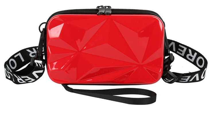 Small Bag New Korean Single Shoulder Bag Women's Messenger Hard Shell Box Small Square Bag