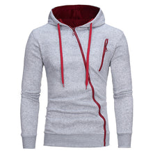 Load image into Gallery viewer, Casual Solid Tracksuit Zipper Hooded Sweatshirt Jacket +Sweatpants Mens Tracksuit
