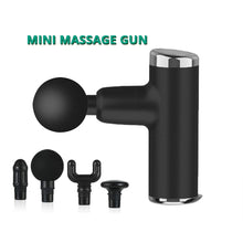 Load image into Gallery viewer, Mini Electric Massage Gun Deep Muscle Fascial Body Massager Gun Tissue Percussion Small Fitness Equipment Acid Relief Pain Relax
