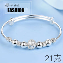 Load image into Gallery viewer, 3 Style New 925 sterling silver Lucky Charm Bracelet Cuff Bracelets For Women Bangles Fashion Jewelry Pulseira
