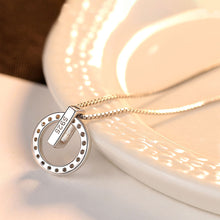 Load image into Gallery viewer, Minimalist round pendant necklace
