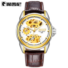 Load image into Gallery viewer, Pausini automatic mechanical watches Mens watch Korean business hollow waterproof mechanical watch wholesale gift
