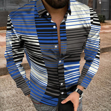 Load image into Gallery viewer, Men Long Sleeve Jacket With 3D Patchwork Print
