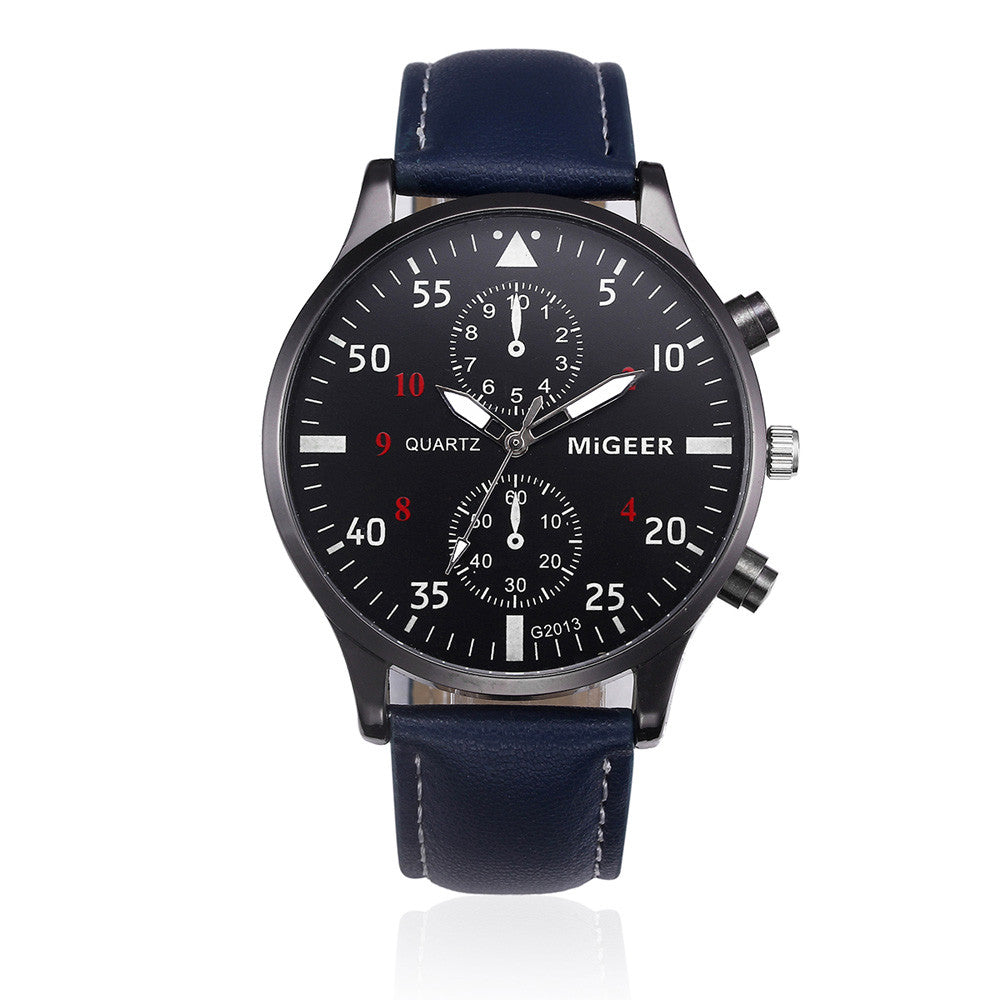 Retro Design Leather Band Watches Men Top Brand Relogio Masculino 2020 NEW Mens Sports Clock Analog Quartz Wrist Watches
